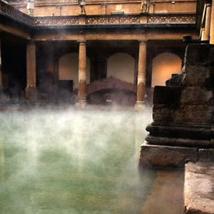 roman used hot tubs extensively for therapeutic pirposes